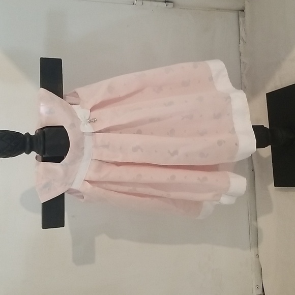 **Maggie & Zoe Little girls Pink Dress Size 12m - Picture 1 of 4